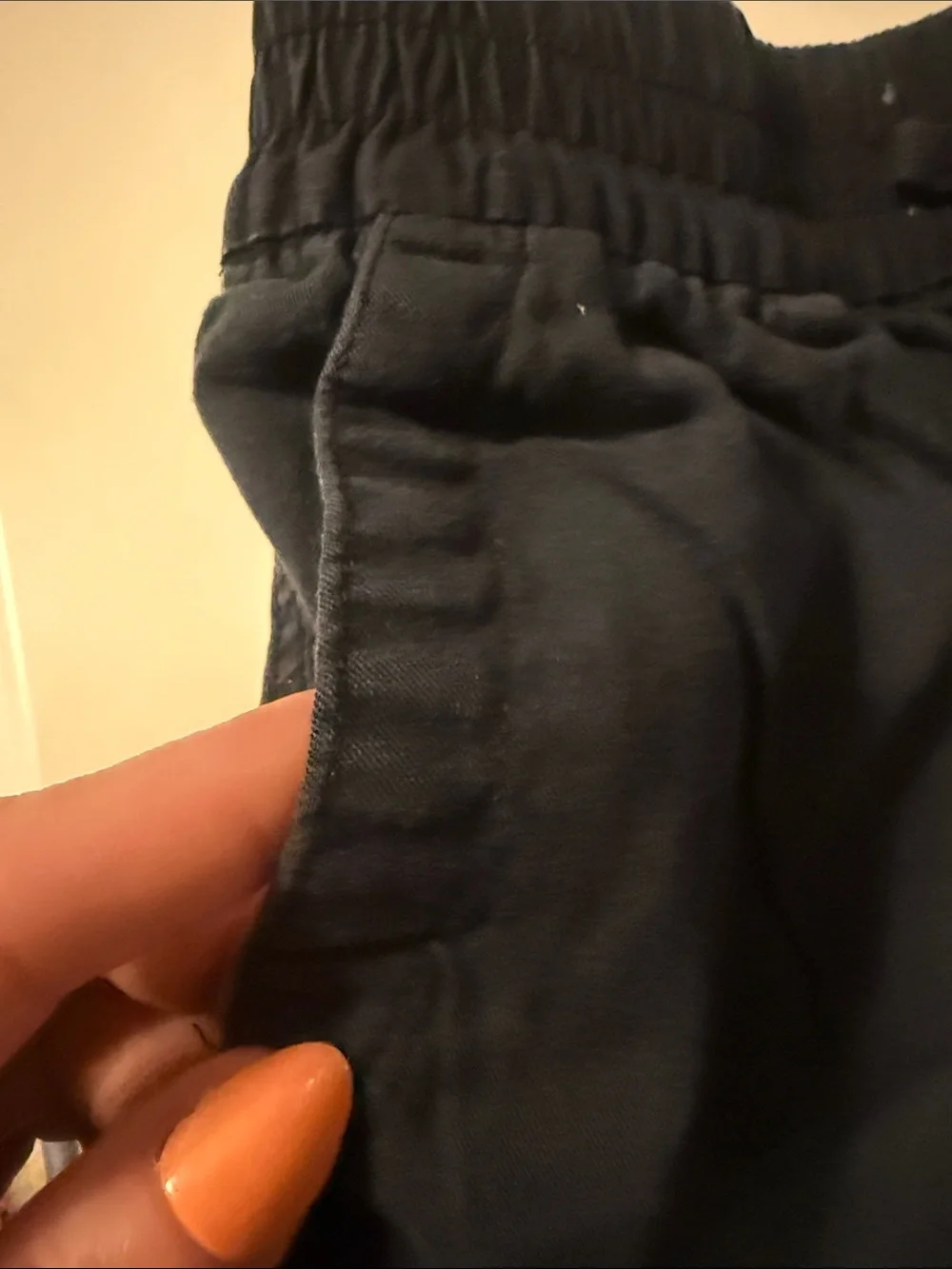 GAP girls Black Elastic Waist Jogger Pants